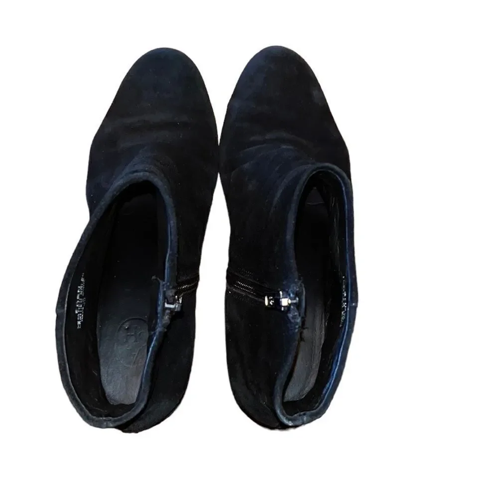 Ash Black Suede Booties Size 9